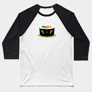 Kawaii Illustration Maki Sushi Baseball T-Shirt